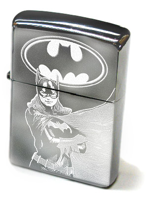 Batgirl - High Polished Chrome Engraved Lighter