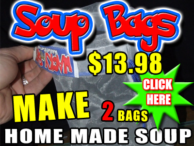 Homemade Broth Stock Soup Bags