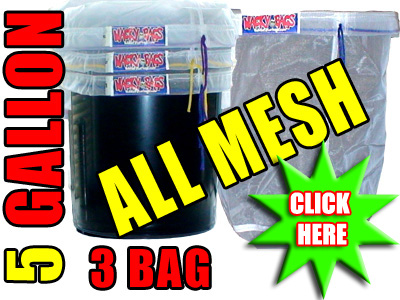 5 Gallon 3 Bag Alll Mesh Bubble Hash Bags