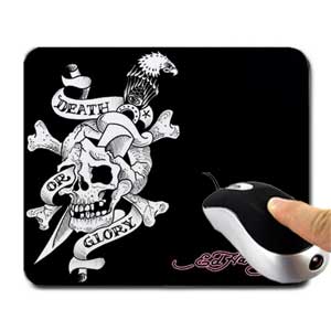 Skull Tattoo Mouse Pad