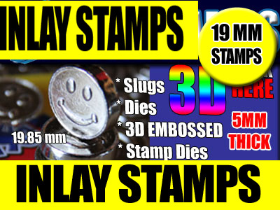 Hash Press Inlay 3D Stamps