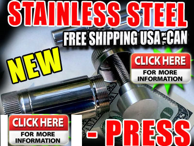 Stainless Steel Pollen Press