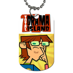 Total Drama Island Harold Dog Tag Necklace